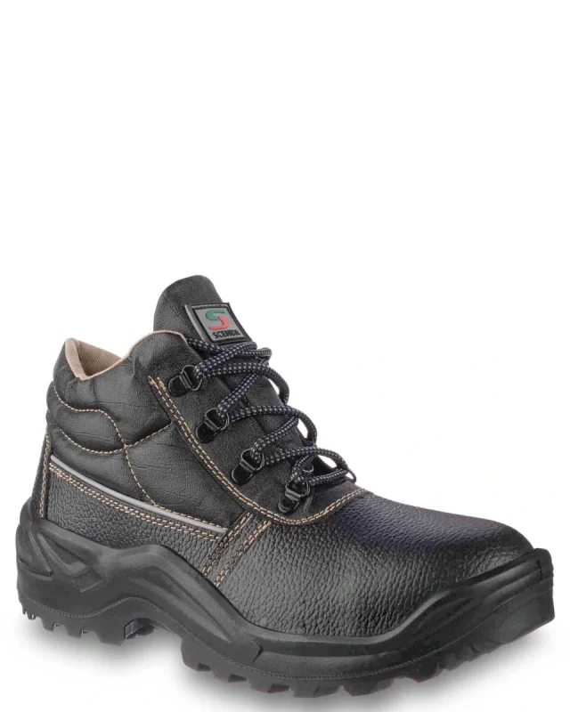 Ботинки рабочие "Стикс" ПУ, натуральная кожа