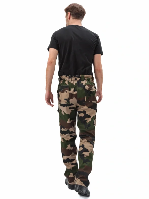 Брюки мужские "Капрал" Твилл Пич "Флора зеленый"