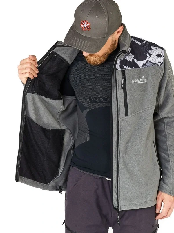 Джемпер флис. Norfin GLACIER CAMO