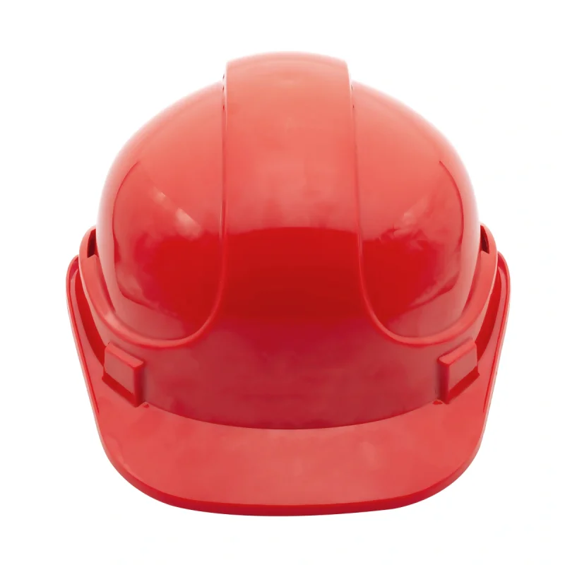 Каска защитная ЕЛАНПЛАСТ АЙ-ПРАЙМ ЭНЕРГО красная (ленточное оголовье, храповый механизм)