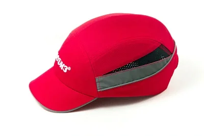 Каскетка защитная РОСОМЗ RZ BioT CAP (92216) красная (козырек 55 мм)