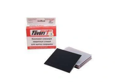 Комплект стёкол (110х90) к щитку для электросварщиков DIN12 (5+5) РОСОМЗ (00366)