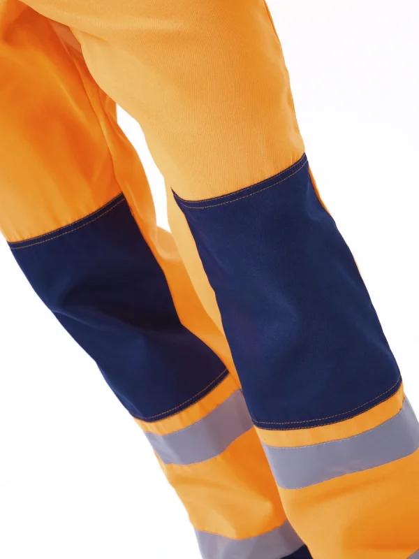 Костюм летний сигнальный Скандин куртка/полукомб. оранжевый/т.синий