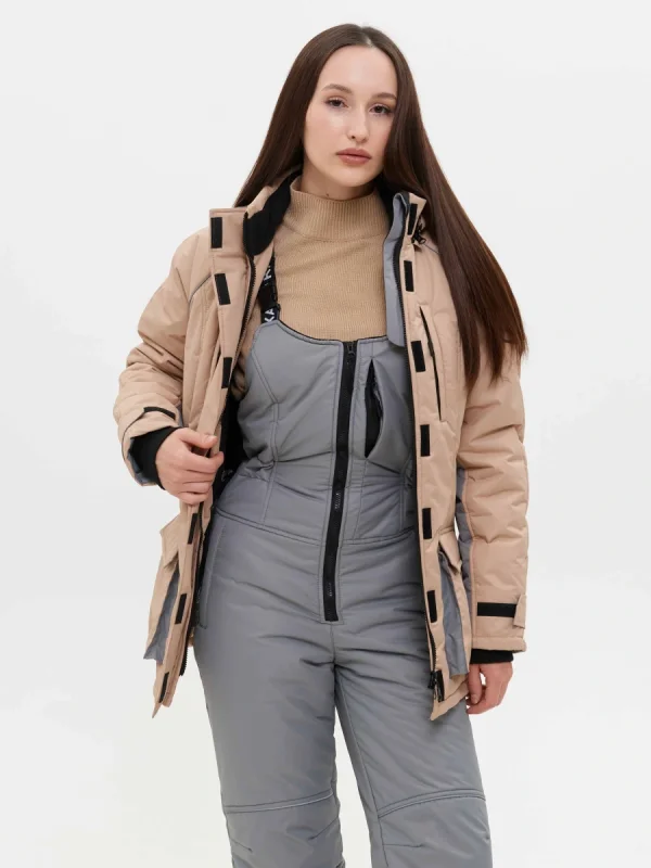 Костюм женский зимний АДЕЛЬ КЗ-07 (SPECI.ALL) бежевый