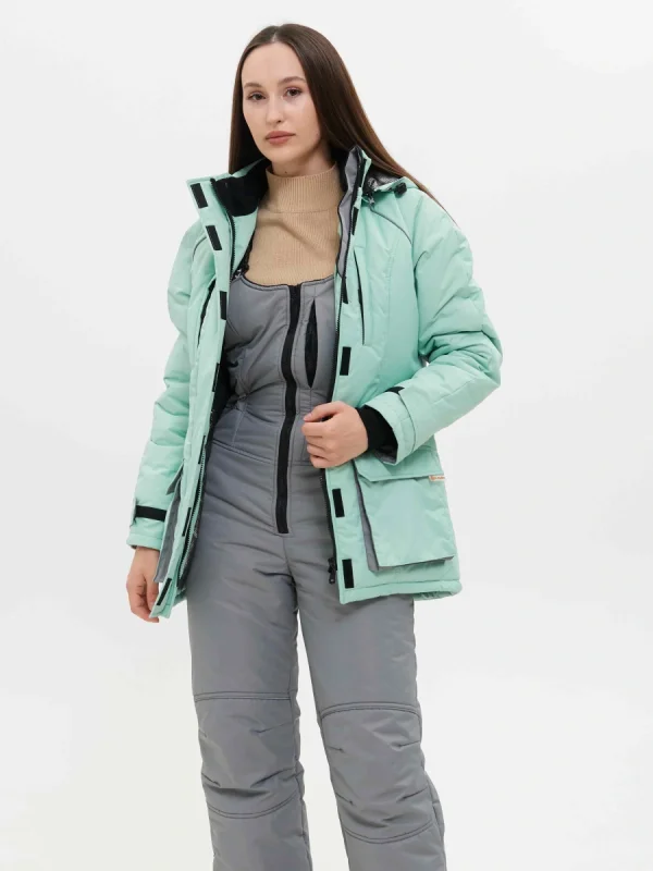 Костюм женский зимний АДЕЛЬ КЗ-07 (SPECI.ALL) мятный