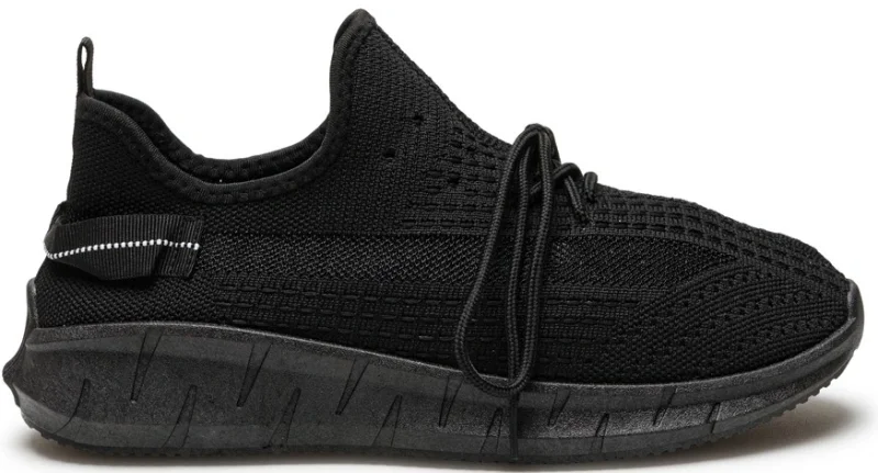 Кроссовки 2271 (ДЮНА) женские, черные (ассорт. короб - 6 пар)