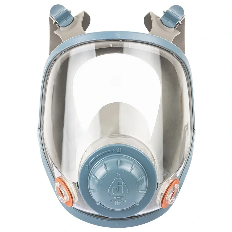 Маска защитная полнолицевая 6950 с антивандальным хим.стойким покрытием, размер L, Jeta Safety