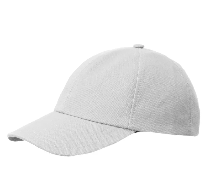 Бейсболка на липучке белая