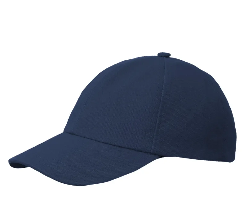 Бейсболка на липучке тёмно-синяя