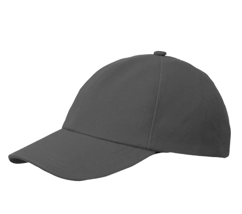 Бейсболка тёмно-серая с жёстким козырьком