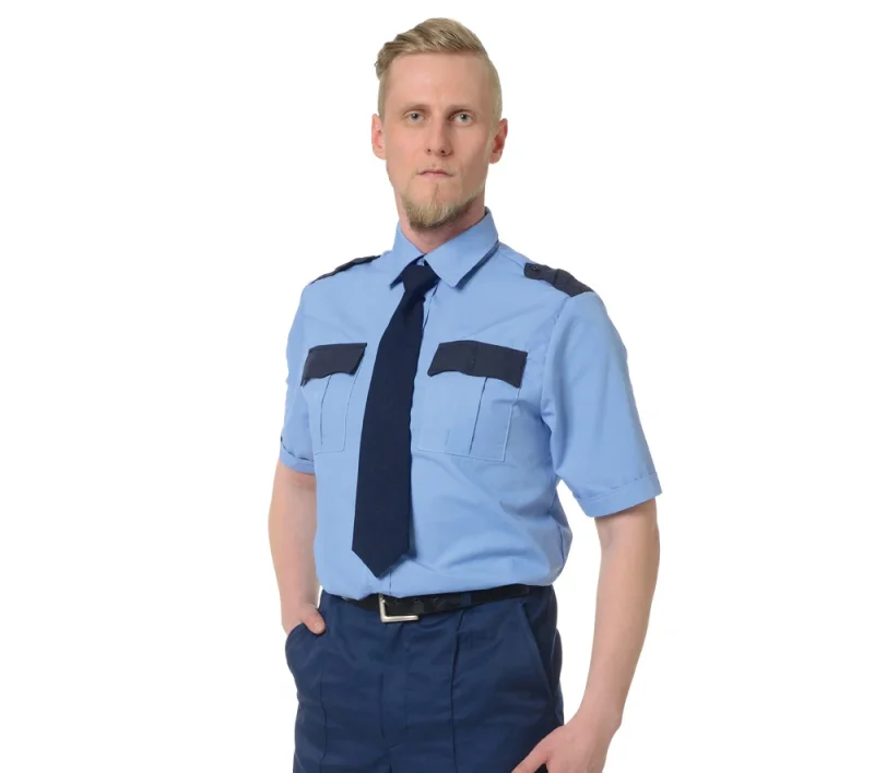 Галстук форменный на мягкой резинке с регулируемой длиной синий