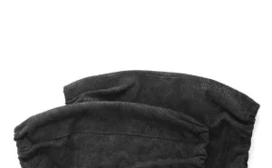 Нарукавники рабочие спилковые чёрные 2 класса защиты из натуральной кожи