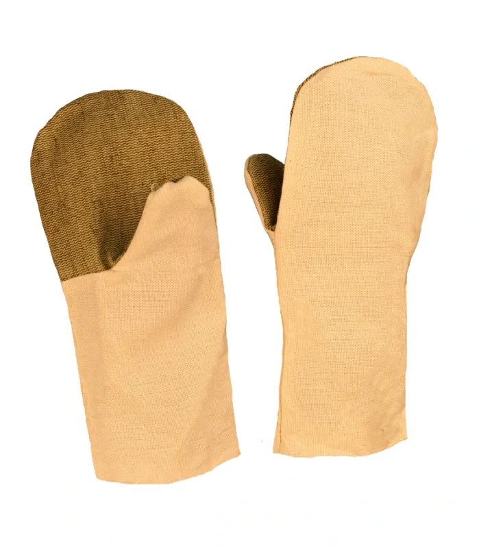 Рукавицы х/б (220г), наладонник брезент (380г) (300 пар в уп.)