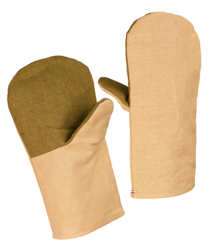 Рукавицы х/б (240г), наладонник брезент (380г), подналадонник х/б (210г)