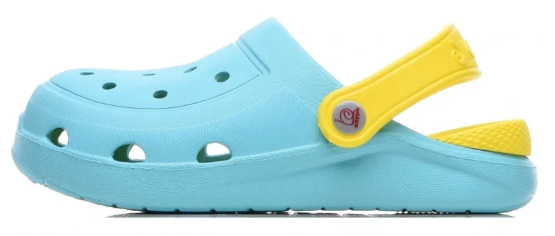 Сабо ЭВА 1341 (KAURY) детские, голубой/желтый