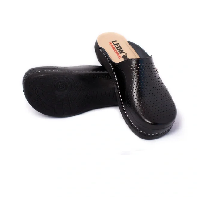 Сабо LEON ортопедические женские MED115B, черные