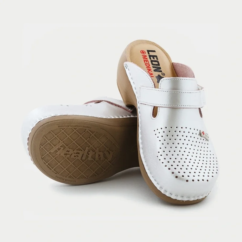 Сабо LEON ортопедические женские MED159P, перламутр