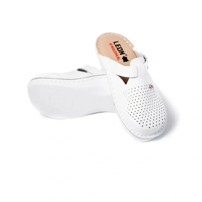 Сабо LEON ортопедические женские MED260W, белый
