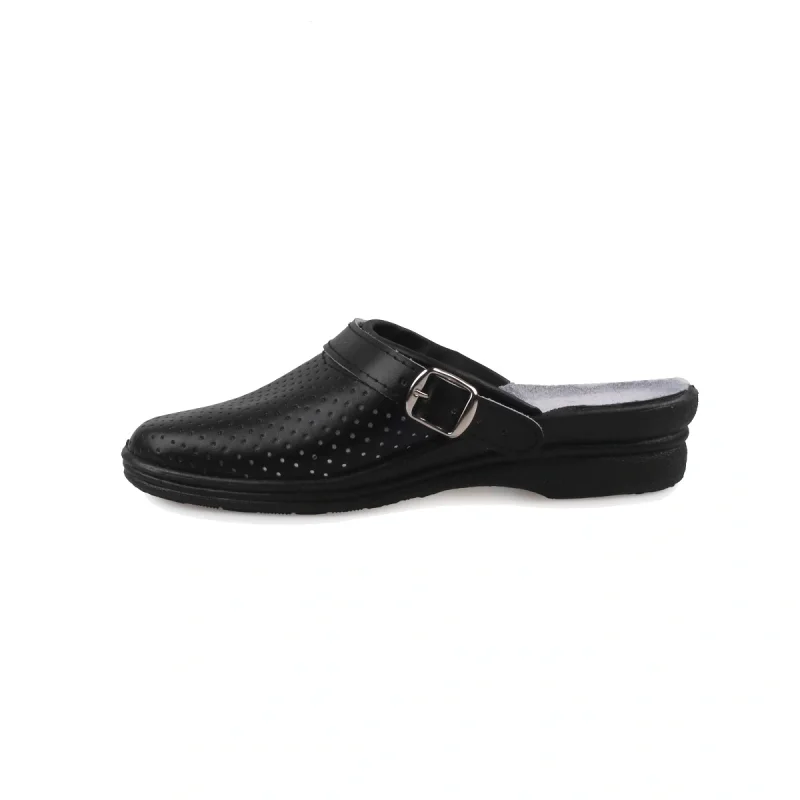 Сабо кожаные 4-12-7 (STEP) женские, черные